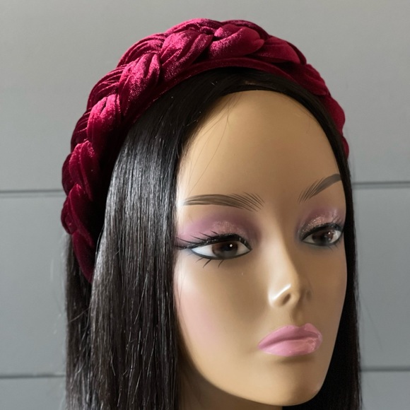 New Handmade Puffy Casual Weave comfy Purple Soft Headband Hair Accessory - Picture 8 of 12